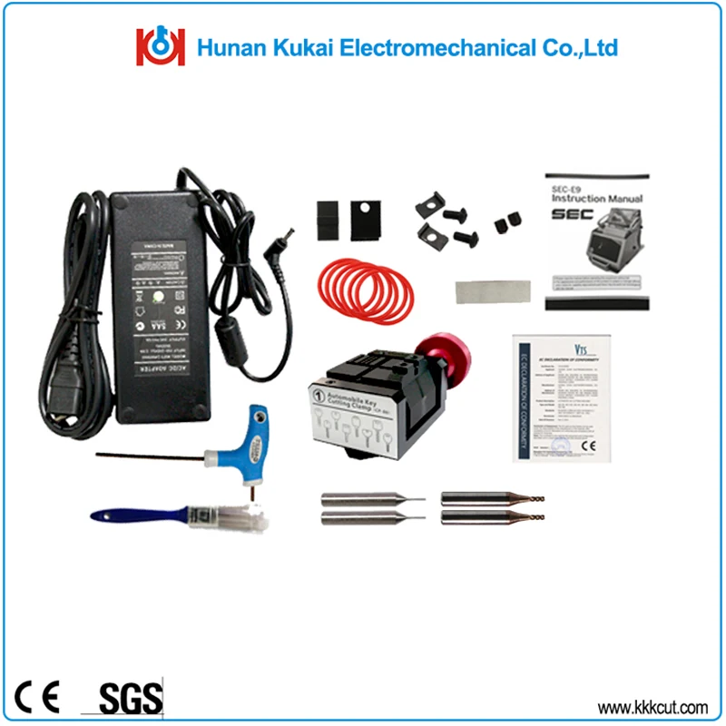 Kukai многофункциональный станок для резки ключей SEC-E9 автоматический автомат для резки ключей автомобиля слесарное оборудование Дубликатор