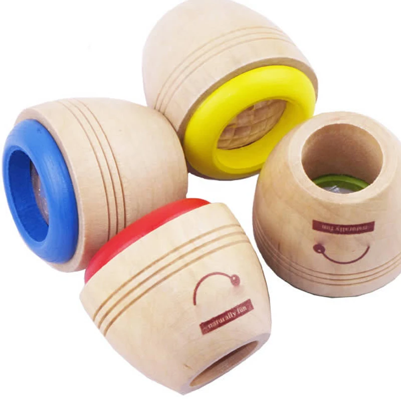 Mini Colorful Wooden Magic Kaleidoscope Kids Classic Toys Polyprism Kaleidoscope Glasses Fun Educational Toys for Children Baby