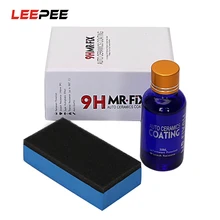 LEEPEE Auto di Ceramica di Rivestimento di Vetro Auto Rivestimento di Smalto Anti-scratch Super Idrofobo Cura Auto Detailing Glasscoat