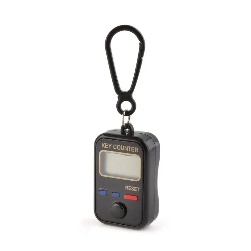

LCD Digit Electronic Tally Counter 0-99999 Keychain Finger Counter For Sewing Knitting Weave Tool