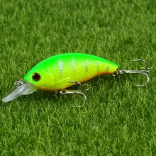 Lingyue isca de pesca gorda 7.5cm/8.5g, minnow, crankbait, peixe, 1 peça iscas h075