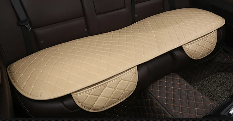 KKYSYELVA универсальные чехлы для подушек для сиденья автомобиля черная кожа авто подушка автомобильный Стайлинг интерьерные аксессуары Нескользящие