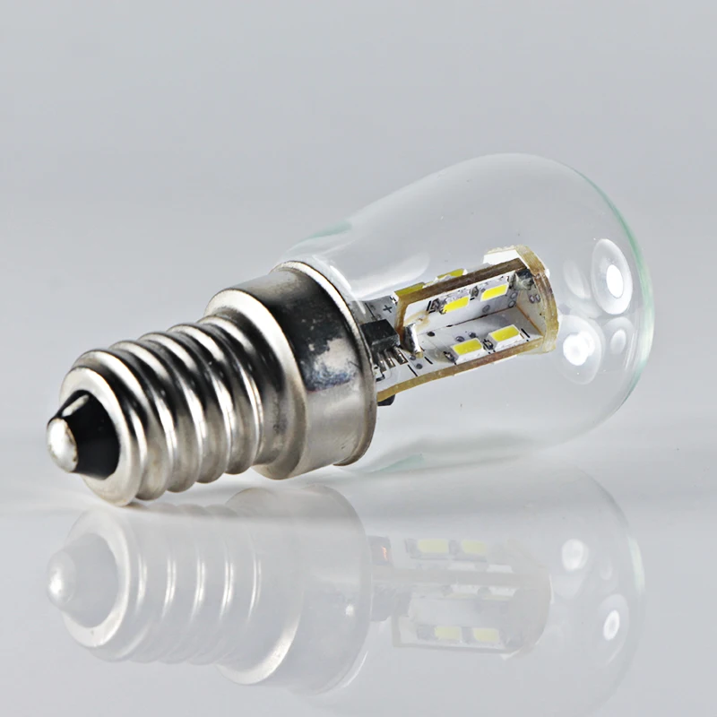 5X ampoule led e14 T26 свеча свет Dc 12 24 вольт V кукурузная лампа 1 Вт 2 110 В 220 в холодильник