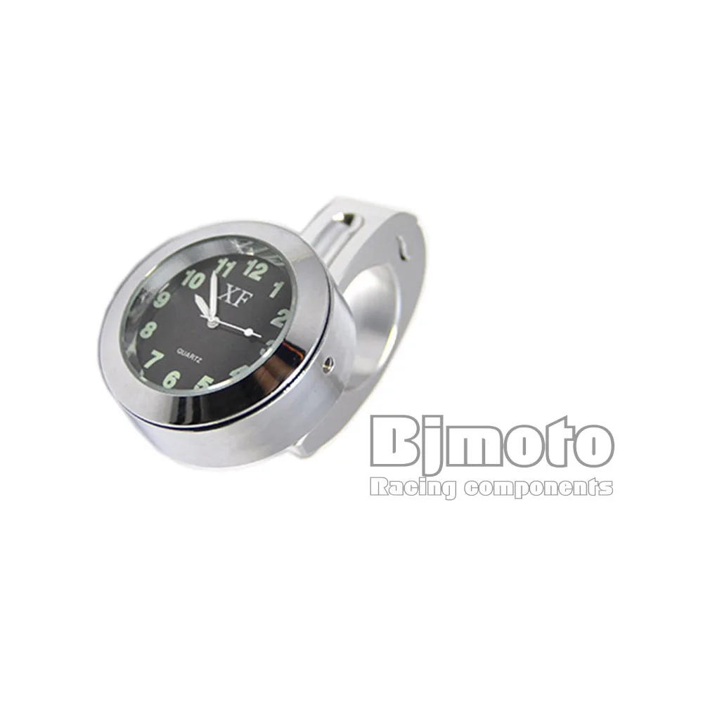 

New Universal 1'' 7/8" Motorcycle Handlebar Bar Mount Clock Watch for Harley Suzuki Honda Cruiser snowmobile Free Shipping