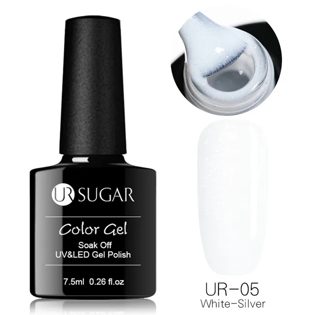 Ur Sugar, 7,5 мл, быстрое удлинение, гель, прозрачный, розовый, для ногтей, для наращивания, УФ-гель, для дизайна, полигель для ногтей, акриловый, для пальцев, Гель-лак - Цвет: 5