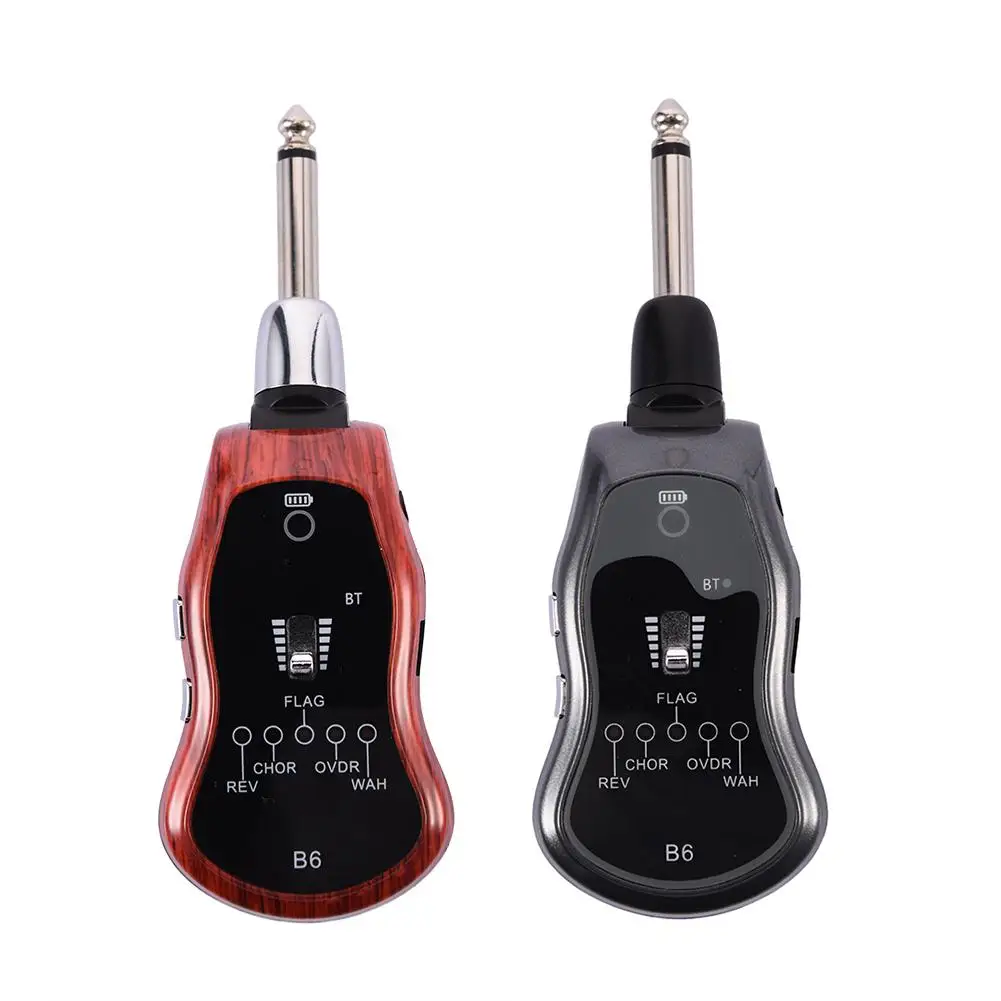 

D6 Electric Guitar Effect Enhancing Tool Rechargeable 5-in-1 Multi-function Support Bluetooth Transmission