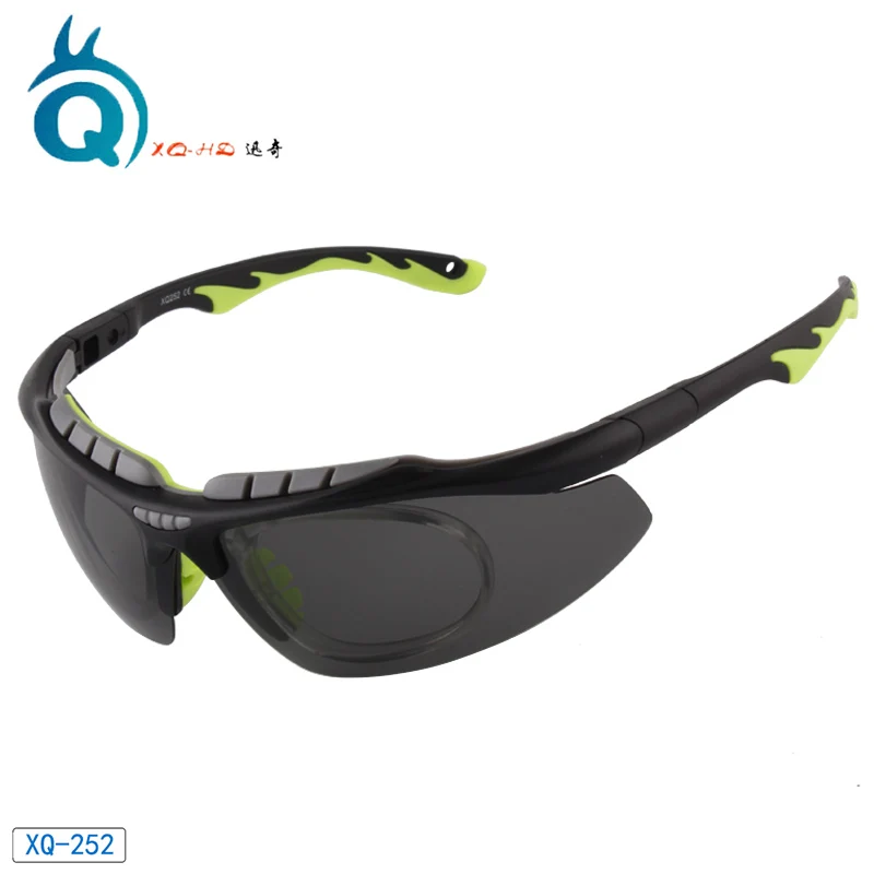 Спортивные мужские солнцезащитные очки, велосипедные очки, поляризационные очки для близорукости, оправа для спорта, пешего туризма, очки для езды на велосипеде, велосипед, UV400 Солнцезащитные очки - Цвет: Green temples