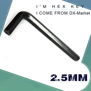 

2.5mm hex key , 50pcs , metric hex key , m2.5 Allen key 45# STEEL tools , black DIY tool , China fasteners Manufactuer