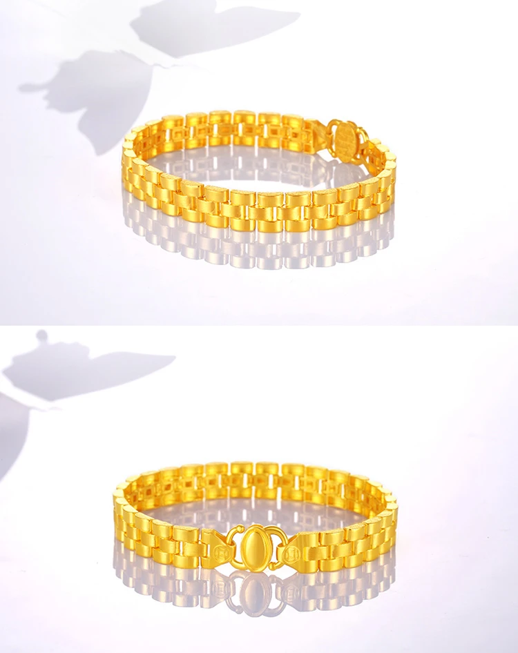 JLZB 24K браслет из чистого золота Настоящее 999 цельный золотой браслет освежающие умные цветы трендовые Классические Вечерние ювелирные изделия Новинка