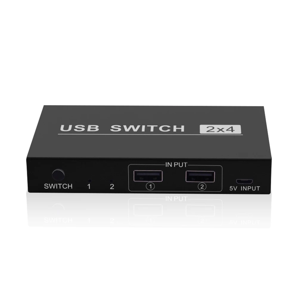 Kebidumei 2 в 4 USB 2,0 KVM коммутатор 4 порты вывода 1920*1440 переключатель сплиттер коробка для клавиатуры мышь монитор адаптер