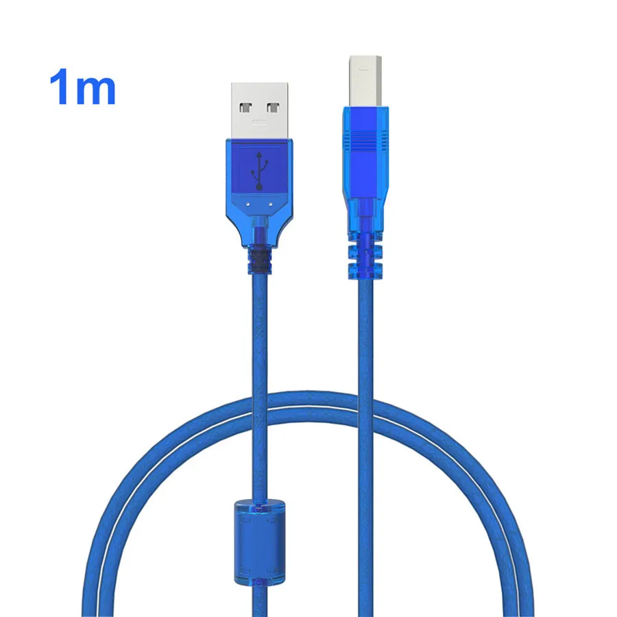 Высокоскоростной USB 2,0 кабель для сканера принтера 0,3 м 0,5 м 1 м 1,5 м USB2.0 a-b Мужской кабель для синхронизации цифровых данных для Canon Epson hp принтера