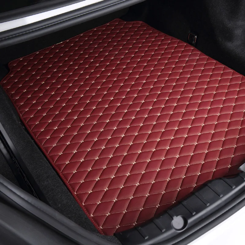 Специальные автомобильные коврики на багажник для Volkswagen CC GOLF Polo Tiguan PASSAT EOS Bettle 5 seat w Водонепроницаемые прочные грузовые коврики Ковры