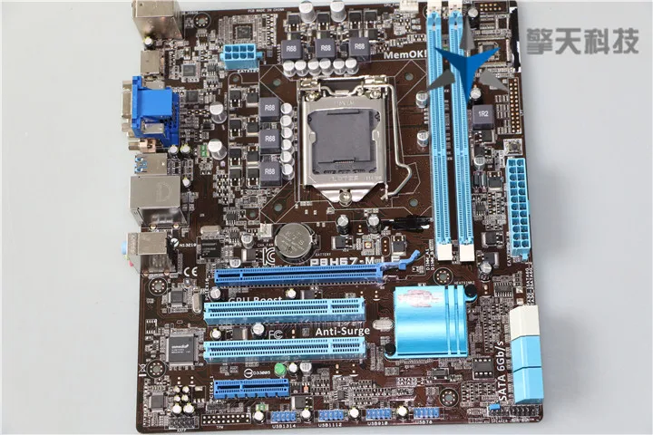 Бесплатная доставка оригинальный материнская плата для ASUS P8H67 M LE DDR3 LGA 1155 16 GB USB2.0