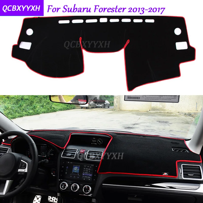 For Subaru Forester 2013 2017 Dashboard Mat Protective font b Interior b font Photophobism Pad Shade