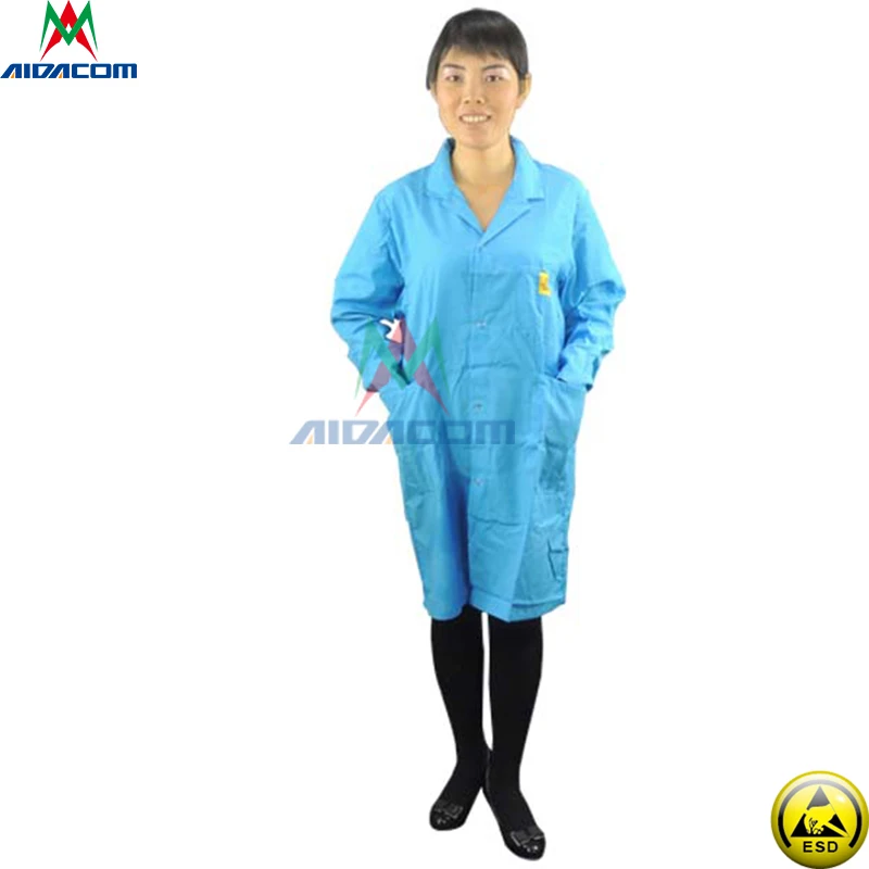 Антистатические Рабочие Комбинезоны лабораторное пальто хлопок рубашка Поло рубашка безопасности защитный костюм специальная одежда