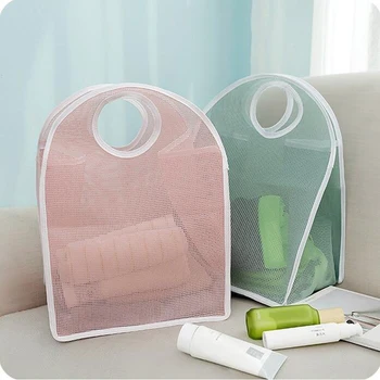 

2018 Mesh Net Shopping Bag Long Handle Shoulder Grocery Eco-friendly Tote Reusable Fruit Shopper Tote Mesh Women Net Bags LT258