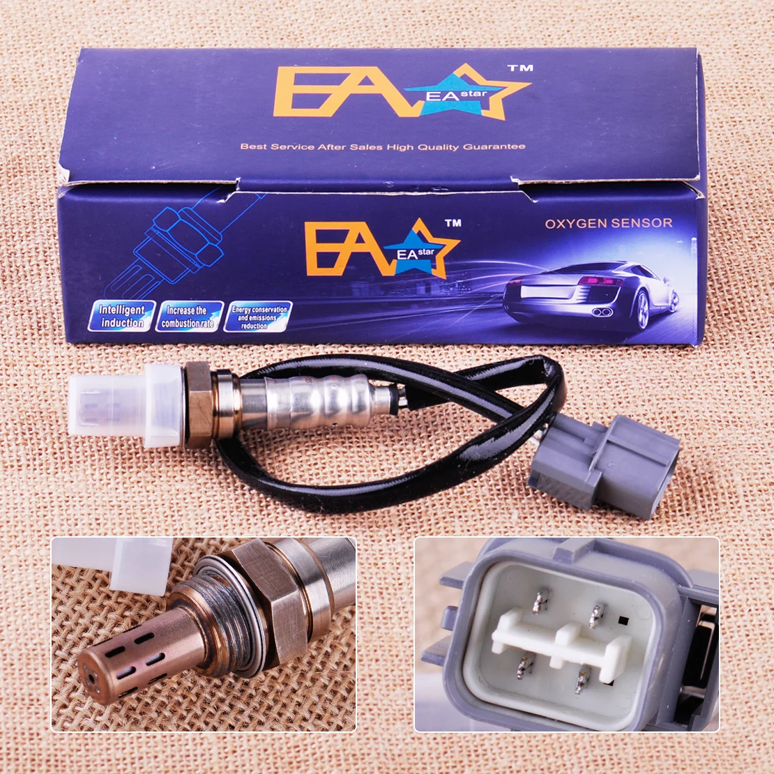 

CITALL 35655-ZY3-013 4 PIN O2 Oxygen Sensor fit for Honda 200 - 225 HP 2002 2003 2004 2005 2006 2007 Marine Outboard