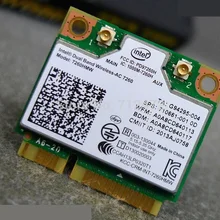 ssea Беспроводной карты Dual band Беспроводной AC 7260 7260 HMWAN 867 Мбит/с Mini PCI-E 802.11ac 2x2 Wi-Fi Bluetooth4.0 карты