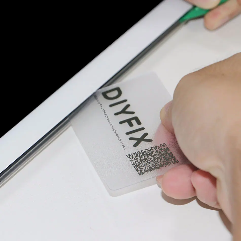 DIYFIX 30 шт. удобный пластиковый скребок для открывания карт для iPad планшета сотовый телефон клееный экран/задний корпус инструмент для ремонта