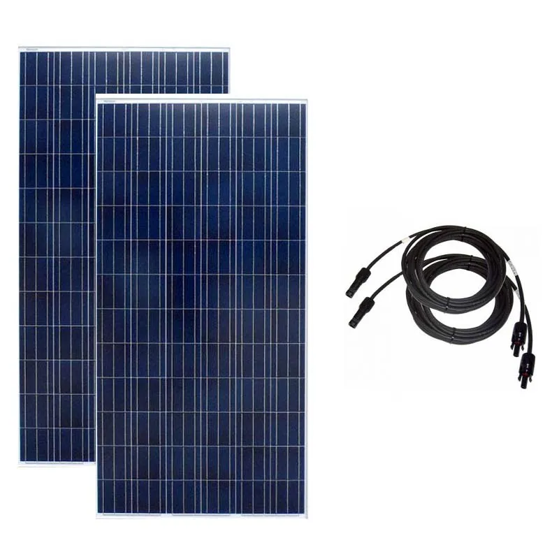 Solar Panel 300w 24v 2 Pcs Solar Charger Zonnepanelen 600 Watt 220 Volt