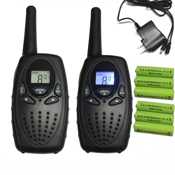 

2pc 1w TS628 FRS Long Distance walkie talkie two way radio scanner hf walkie-talkie interphone w/ headphone charger batteries