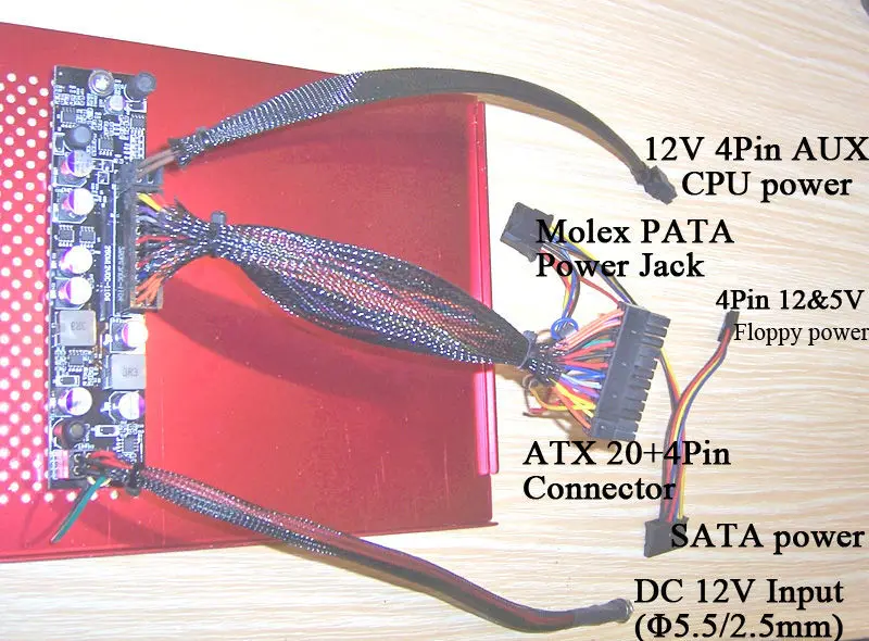 250W DC DC 12V Mini ITX Power Supply ATOM HTPC CAR AUTO ITX PC mini