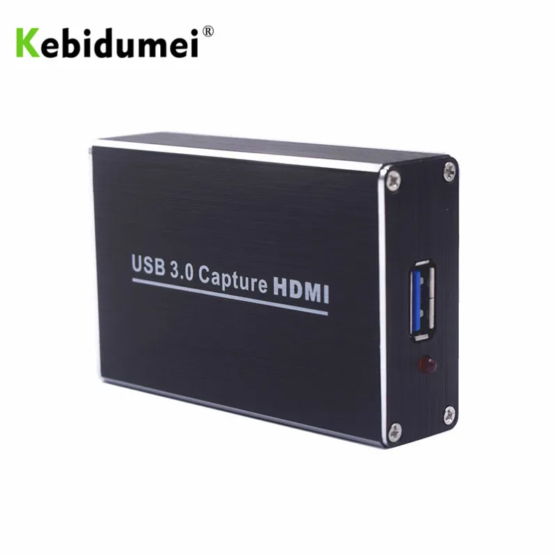 

Portable HDMI to USB3.0 Video Capture Dongle Converter Adapter Stream HDMI Video Capture Card 1080P for Windows Linux Mac OS