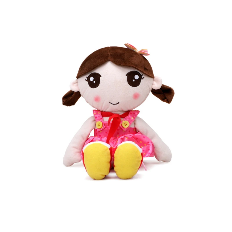 girl 1 шт., детские игрушки для младенцев, милые Мультяшные Мягкие Игрушки для раннего развития, Счастливые плюшевые игрушки для мальчиков и девочек - Цвет: girl