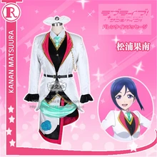 Anime Theater Version LoveLive Sunshine Aqours Matsuura kanan Dress Love live Cosplay Costume Free Shipping O love live sunshine kanan matsuura g s magazine cosplay costume swimsuit