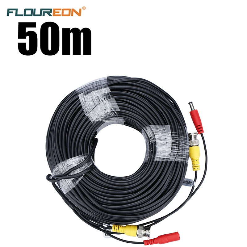 50M CCTV DVR Camera Recorder system Video Cable DC Power Security