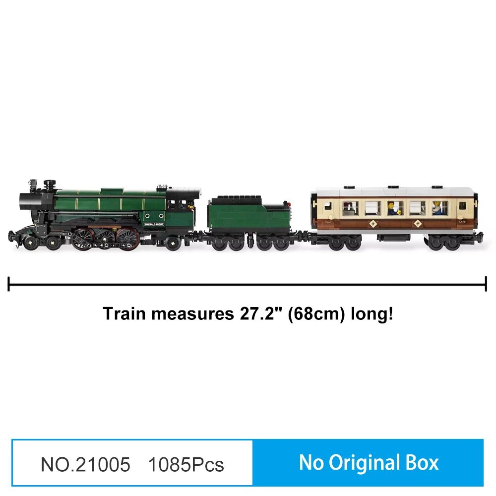 NEW 1234PCS Ultimate Maersk Train/&Emerald Night Set With Figures Building Blocks