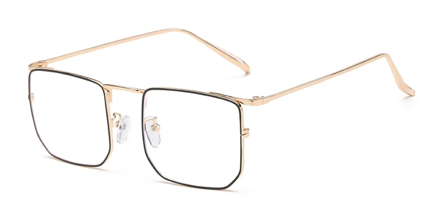 Многоугольные Простые ретро очки оправа для мужчин и женщин Оптические модные компьютерные очки 47043