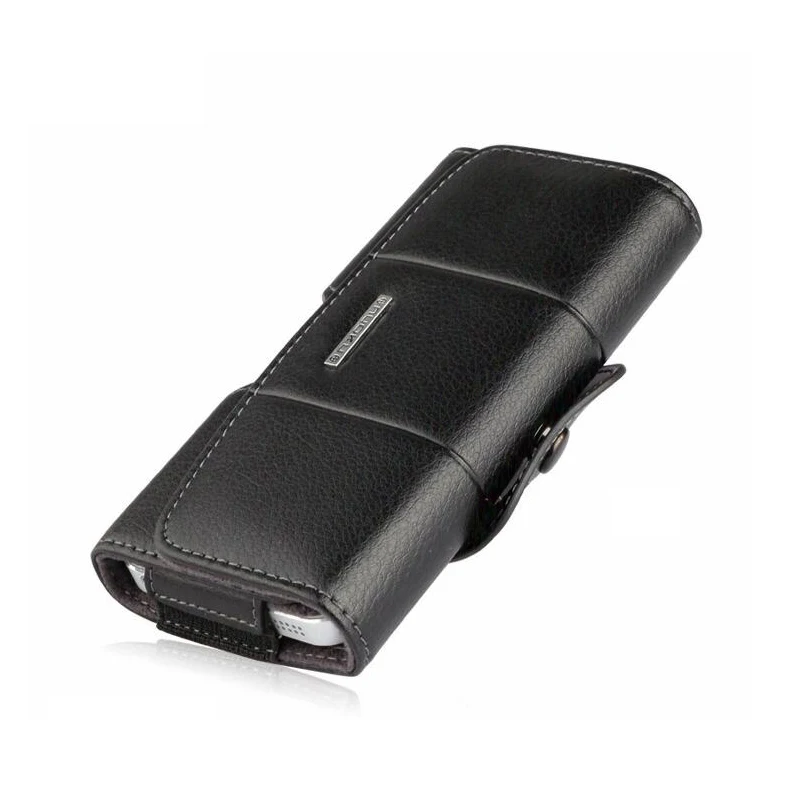 Hand-made Men's Waist Pouch For iPhone 6 6S 7 8 X XR Belt Clip Holster Leather Mobile Phone Cases Pouch For iPhone 6 7 8 plus cute iphone 7 cases