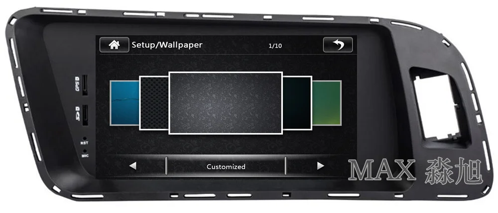 Clearance MAX Car Radio GPS Navigation System For Audi Q5 Bluetooth Call/Music Free Maps Steering Wheel Control 18