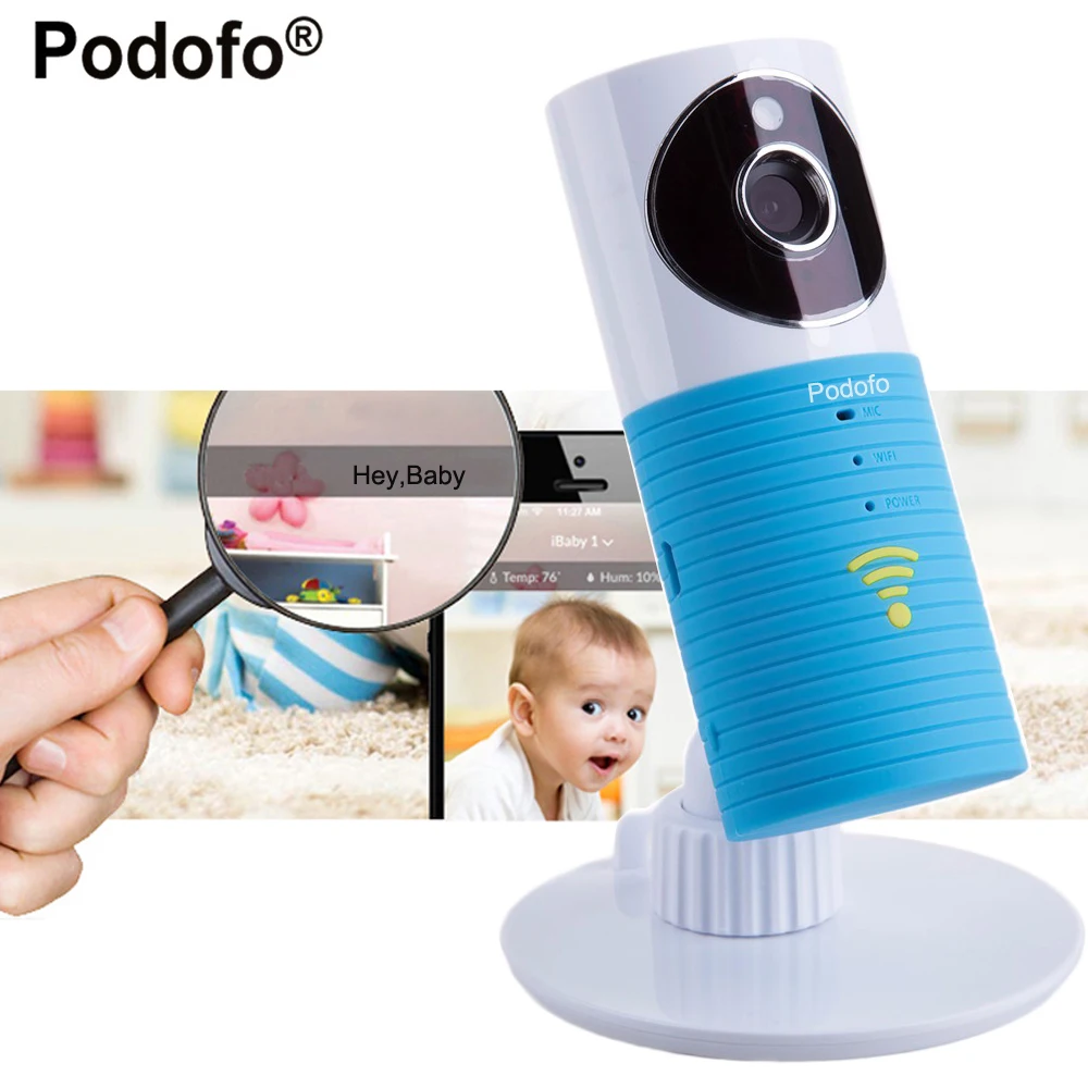 Podofo 720P HD mini wireless wifi baby monitor , ip camera