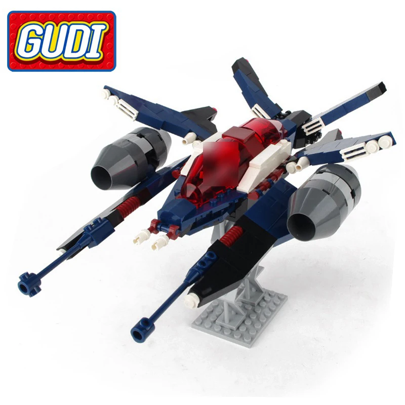 

Starwars GUDI Star Plan Fighter 226Pcs Mini Bricks Warplanes Assemble Building Blocks Set Technic Toys For Kids