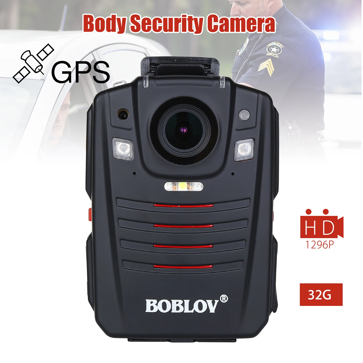 BOBLOV HD66-07 Ambarella A12 IR Night Vision Mini Kamera 64GB Video Audio Recorder Micro espion Body Police Camera HD