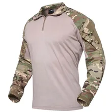 Уличная тактическая футболка, Мужская Боевая рубашка, военные армейские рубашки, униформа для походов, охоты, рубашка с длинным рукавом