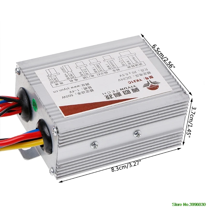 DC 24V 500W регулятор скорости мотора 30A для электрического велосипеда скутера