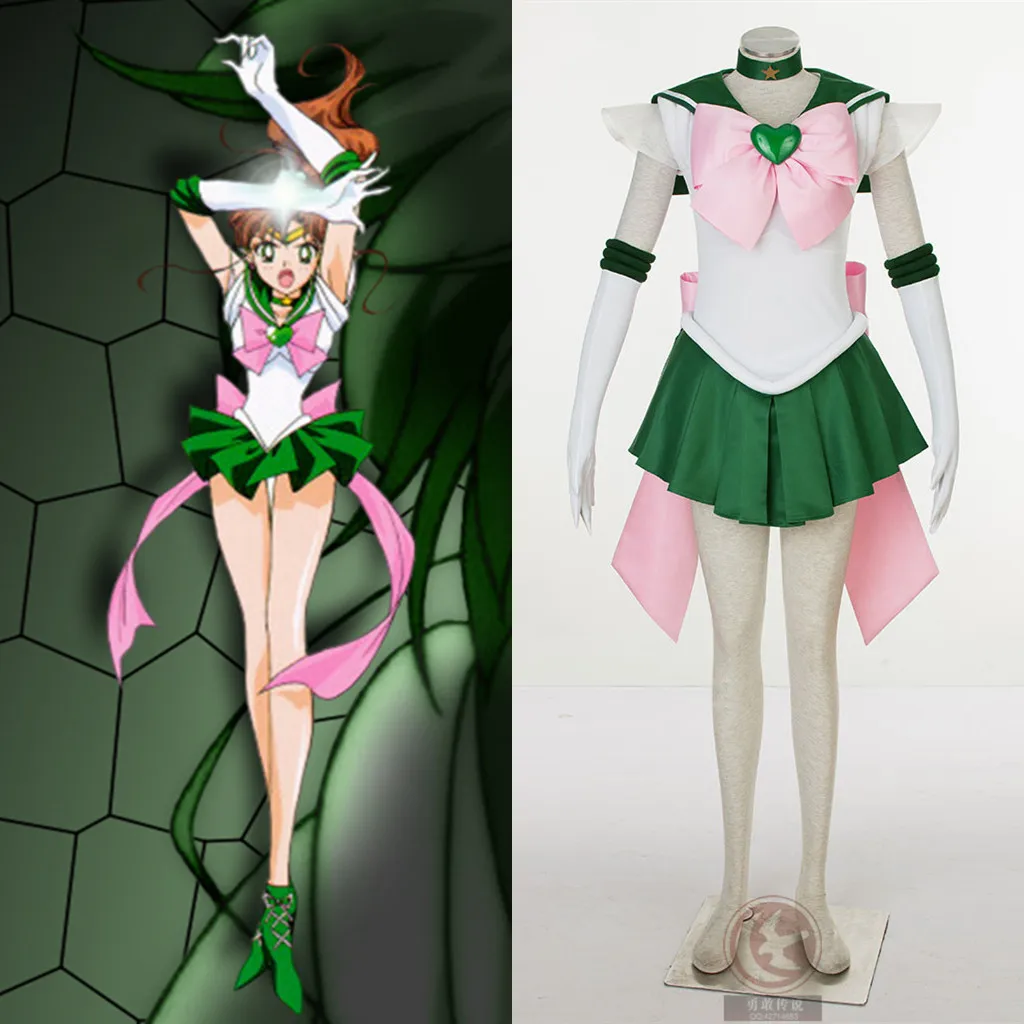 3nd Sailor Jupiter косплей костюм из аниме Сейлор Мун