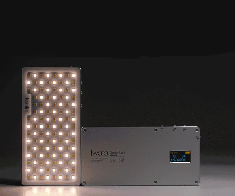 

Camera Camcorder Photo LED Lighting Kit Flashlight with 2 Pieces Color Temperature FilmsCD50