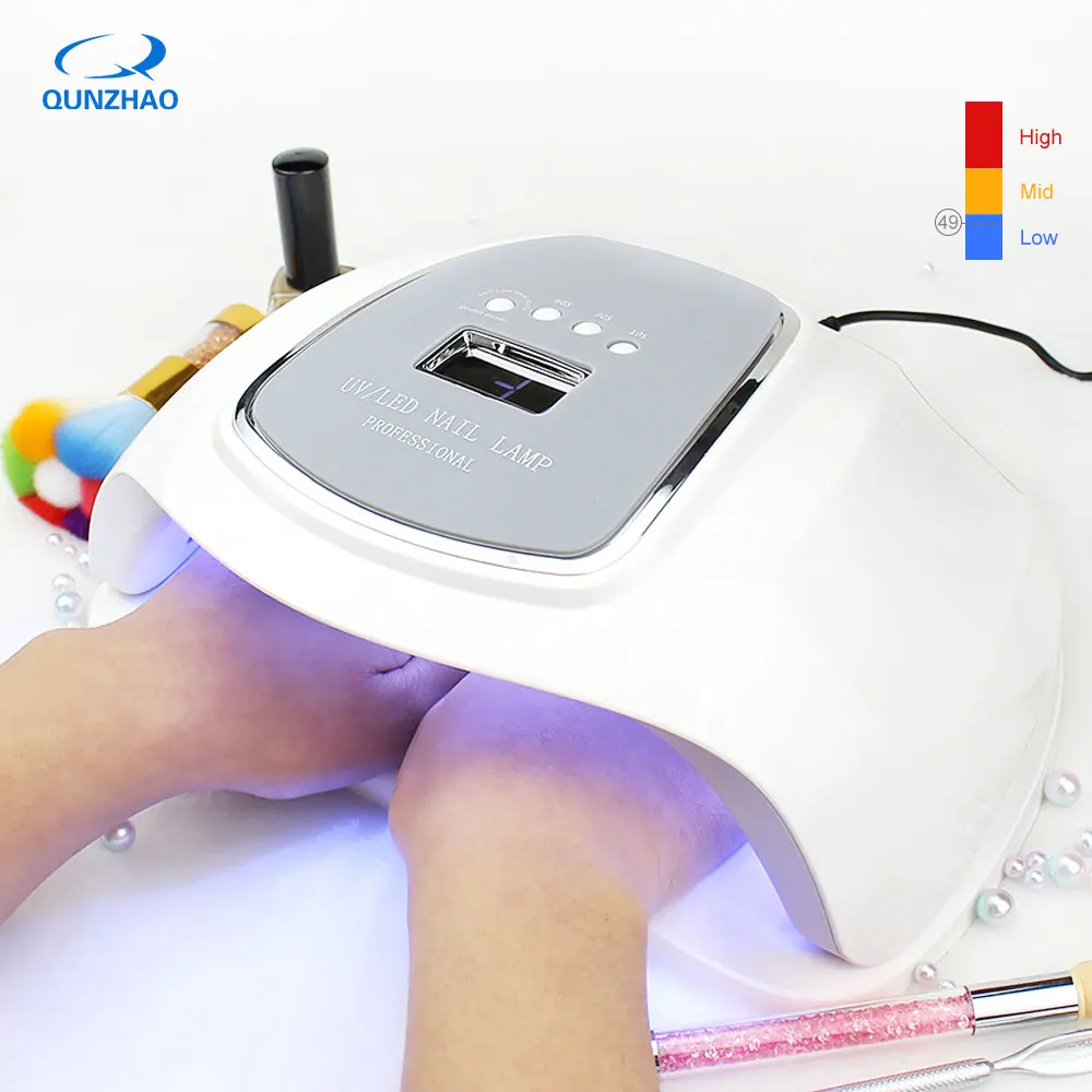 

Plus UV LED Nail Light Dryer Smart Sensor Professional 72w Gel Nail Lamp For Nails Polisher Curing All Types Gel Salon Machine