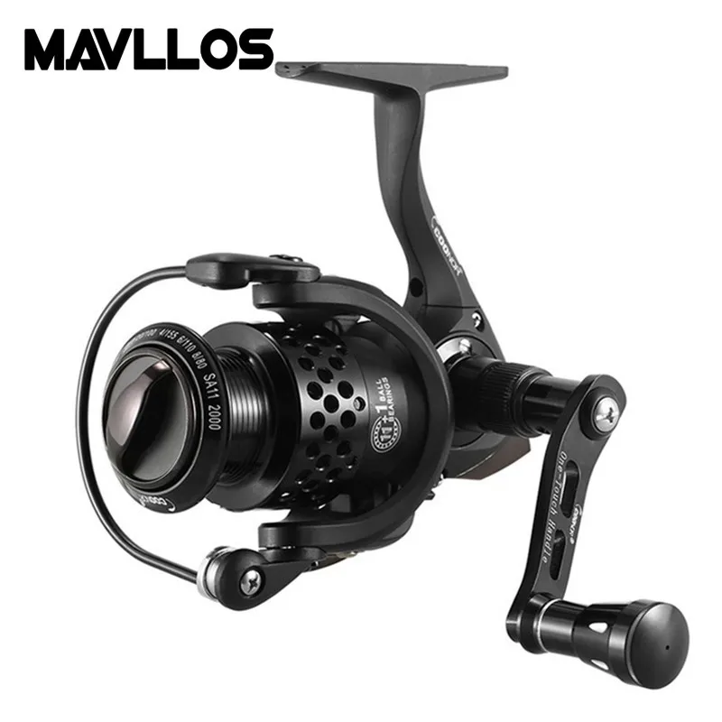 Mavllos carp рыболовная катушка 12 подшипников из нержавеющей стали вращающаяся для