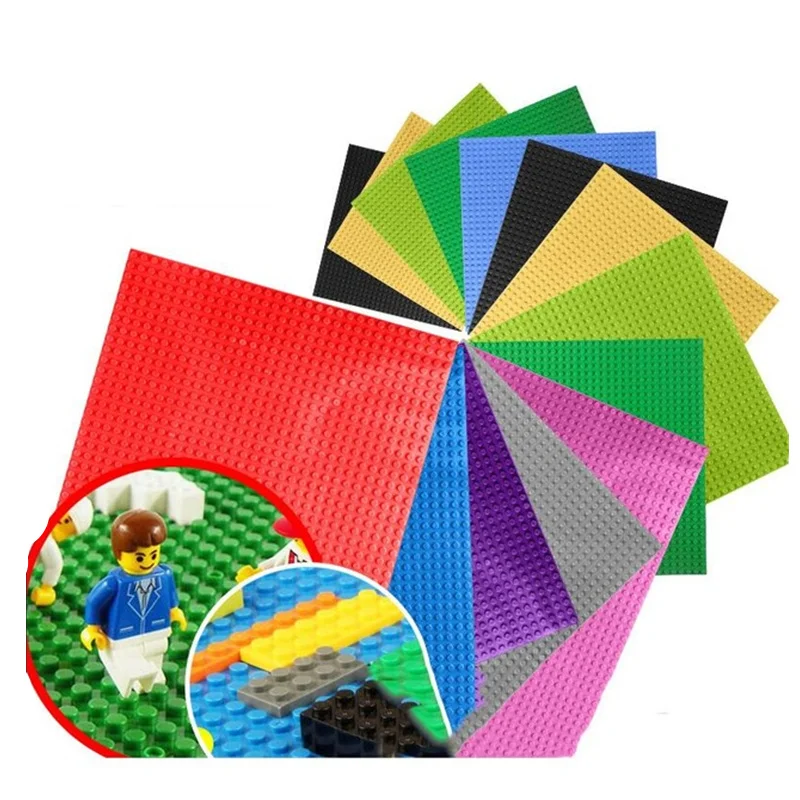 

High-Quality Double-sided 32*32 Dots Baseplates For Small Bricks DIY Building Blocks Base Plate Compatible with Legoing Blocks