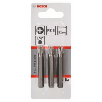 

BOSCH 2607001573 Tip screw driver Pz3 Extradura C 51mm 3uds