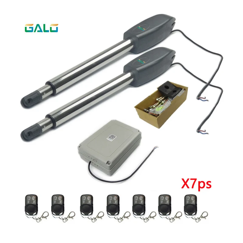  Auto Electric gates / Electric Swing Gate Opener Motor 2 arm With Remote Control use for Butterfly 