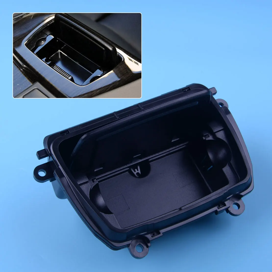 buy DWCX Front Center Console Ashtray Black ABS 51169206347 Fit For BMW F10 F11 5 SERIES 2010 2013 2014 2015 2016 LCI AND NON LCI