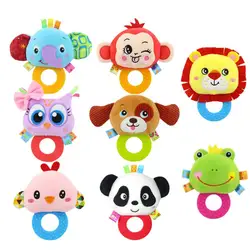 Bearoom детские погремушки-мобильные телефоны милые детские игрушки мультипликационных животных ручная погремушка Мягкие плюшевые Bebe