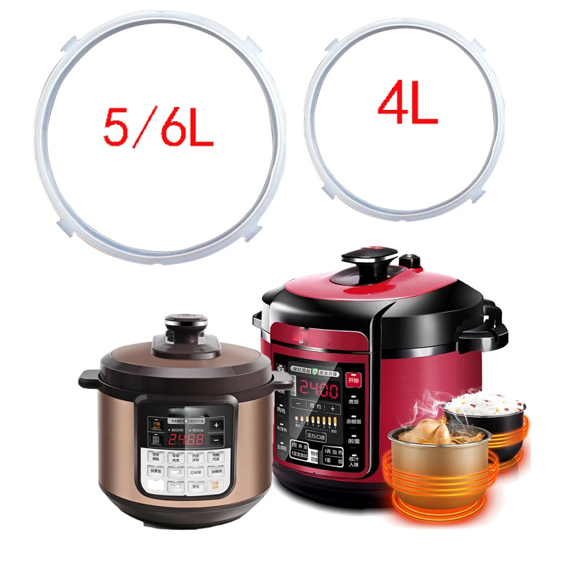 

1Pcs Electric Pressure Cooker New 4L/5-6L Hot Silicone Sealing Ring
