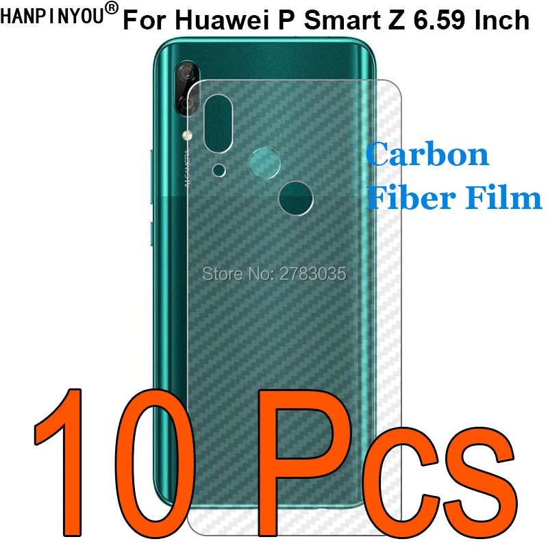 10 шт./лот для Huawei P Smart Z 6 59 дюйма 3D ультратонкая прозрачная задняя пленка из